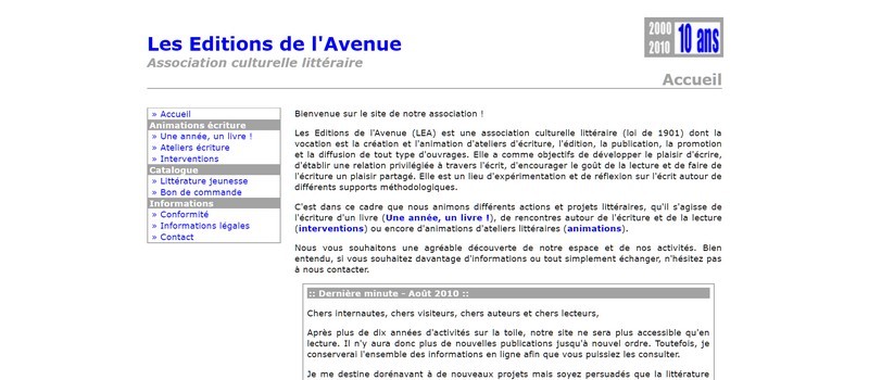 Les Editions de l'Avenue