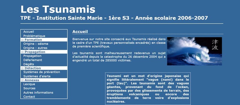 Les Tsunamis